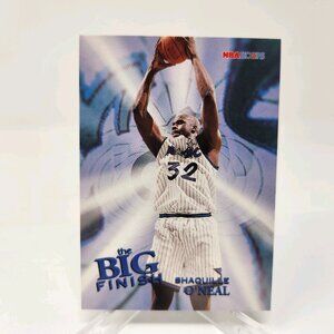 1996-97 Hoops #183 Shaquille O'Neal The Big Finish (a77)